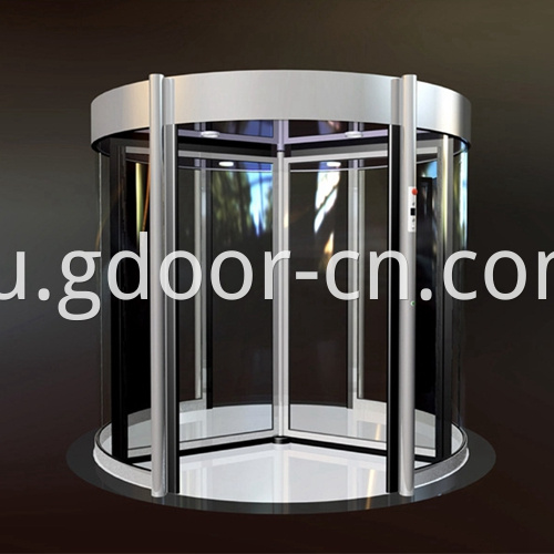 Three-wing Automatic Revolving Doors with Modular Design